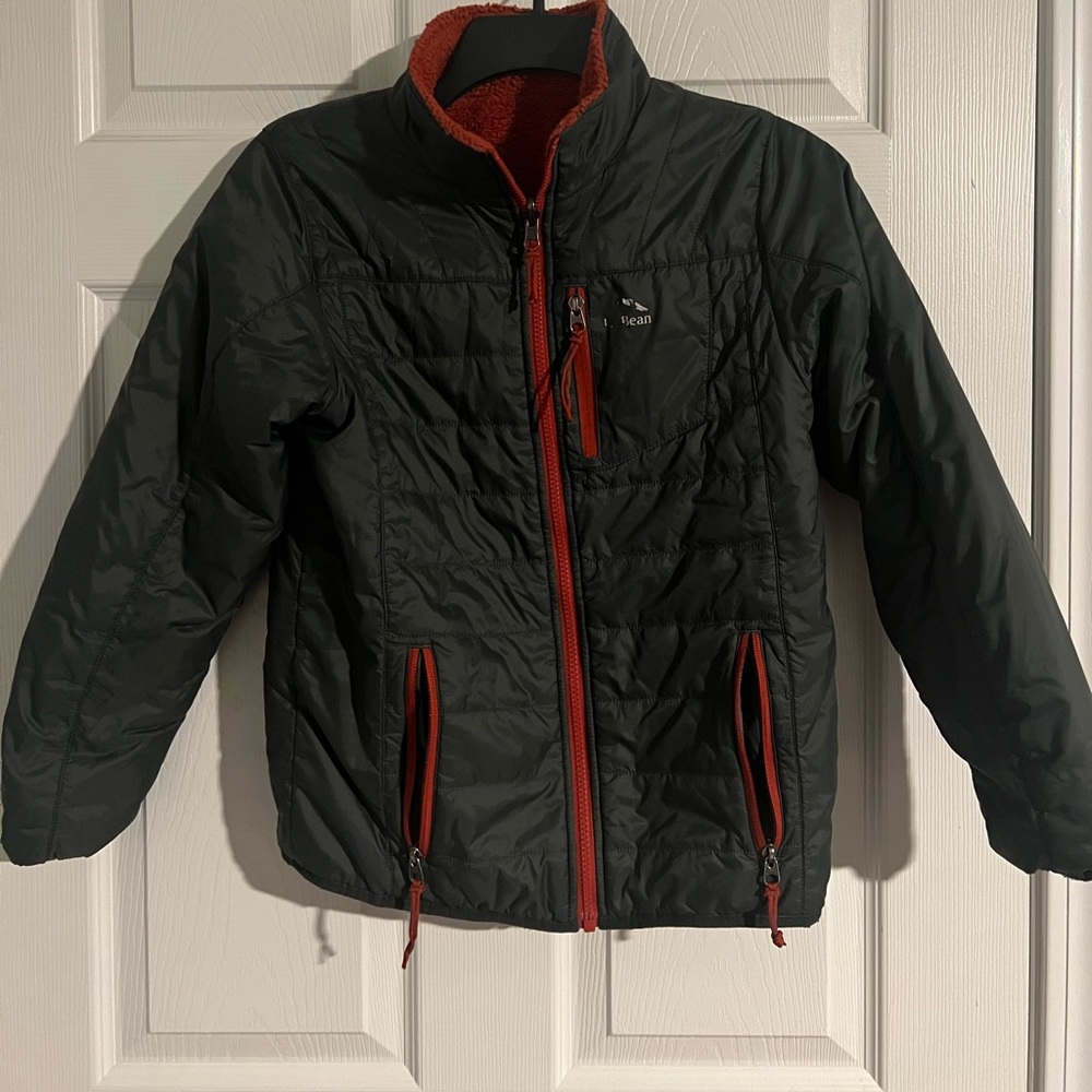 LL Bean reversible coat sz 10/12